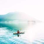 Kayak fishing for Redbreast
