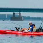 Put on a Half-Cut Whitewater Kayak Helmet
