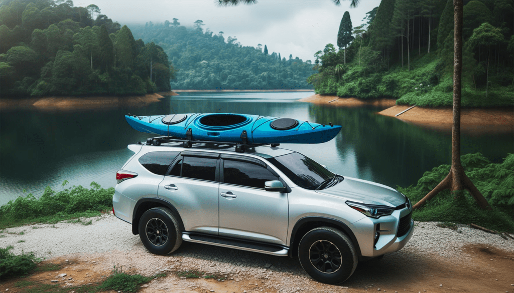 How do you use a foam roof rack for a kayak