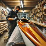 Varnishing a kayak