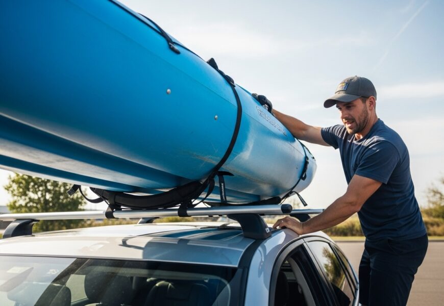 Lifting a Heavy Kayak onto Your Roof Rack