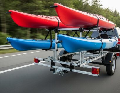 Trailer Hitch Kayak Racks