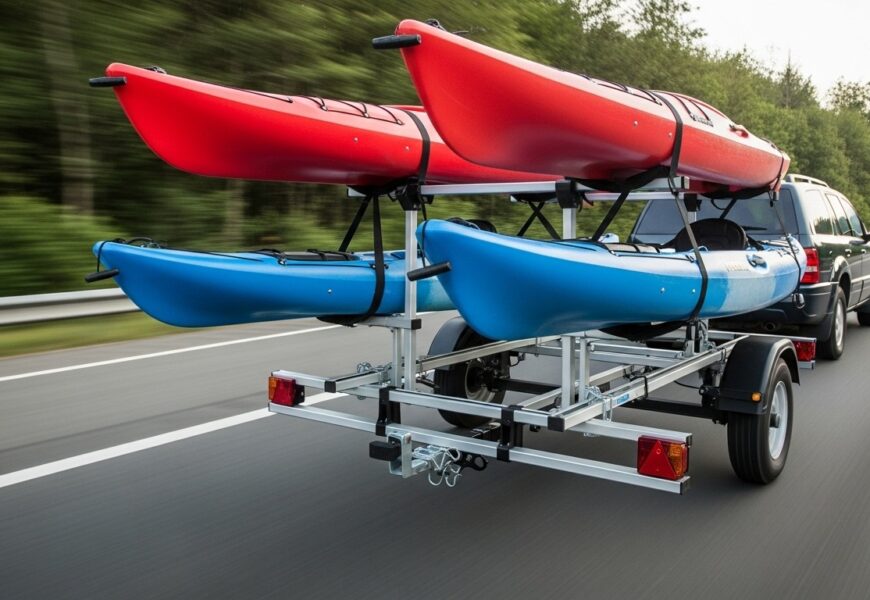 Trailer Hitch Kayak Racks