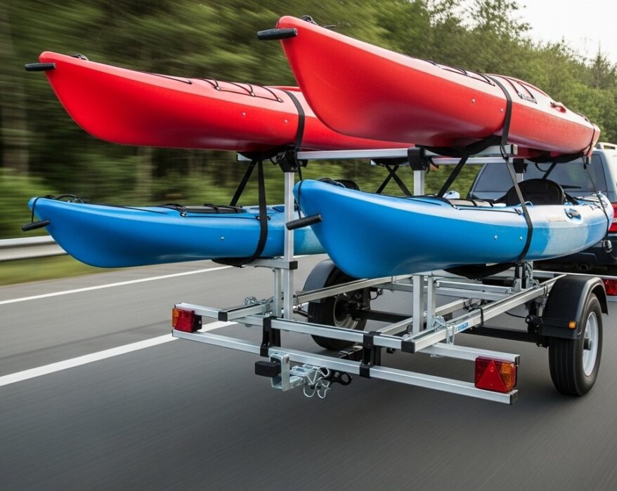 Trailer Hitch Kayak Racks