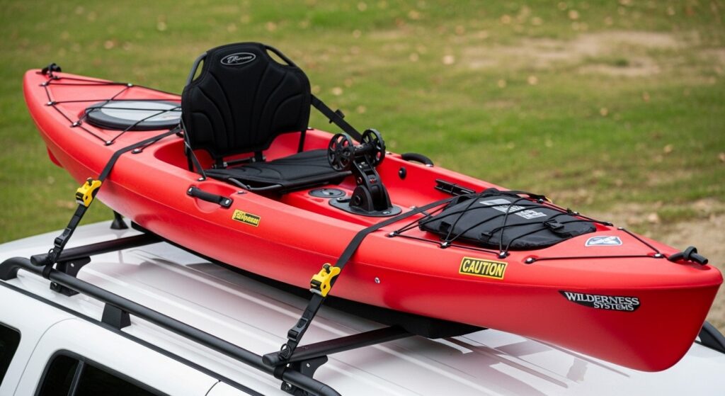 Cam Buckle Strap on a kayak